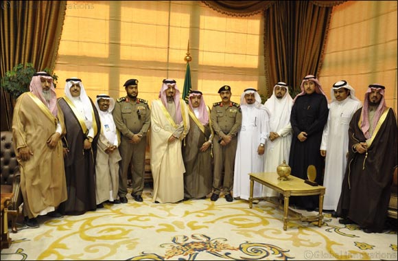 Prince Faisal Bin Khalid Honors Al- Jazeera Paints on the Day of Civil Defense