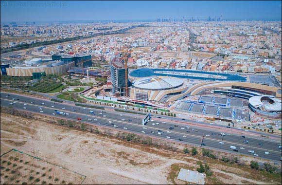 Iraqi Minister & International Handball Federation President Tour Sheikh Jaber Al Abdullah Al Jaber Al Sabah International Tennis Complex