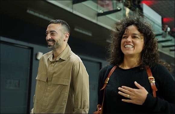 WATCH: DJ Khaled & Michelle Rodriguez Visit the Jeddah Corniche Circuit