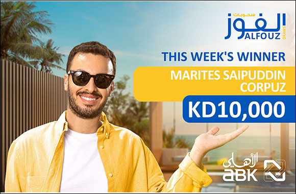 ABK Announces Marites Saipuddin Corpuz as Winner of Weekly Draw Prize of KD 10,000