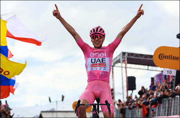 Pogačar triumphs on Queen stage of Giro D'Italia