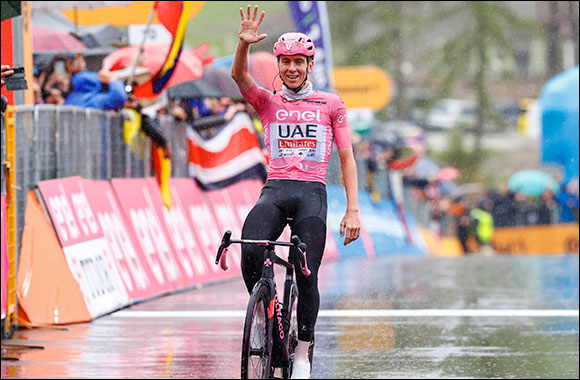 Pogačar takes second victory in a row at Giro D'Italia