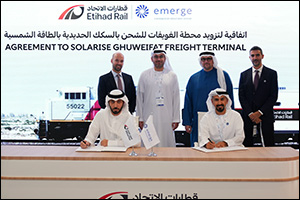 Etihad Rail and Emerge Sign Landmark Solar Power Deal at Global Rail 2024