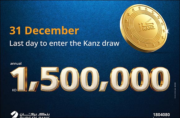 Burgan Bank Prepares for 2024 Kanz Annual Mega Draw, with Closing Date set for December 31