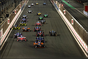 Rowland races to round 4 win as brits lock out podium in jeddah