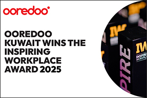 Ooredoo Kuwait Wins "Most Inspiring Workplace" Award in MENA for 2025